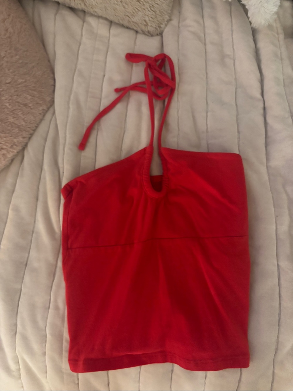 Hollister Red Halter Crop Top